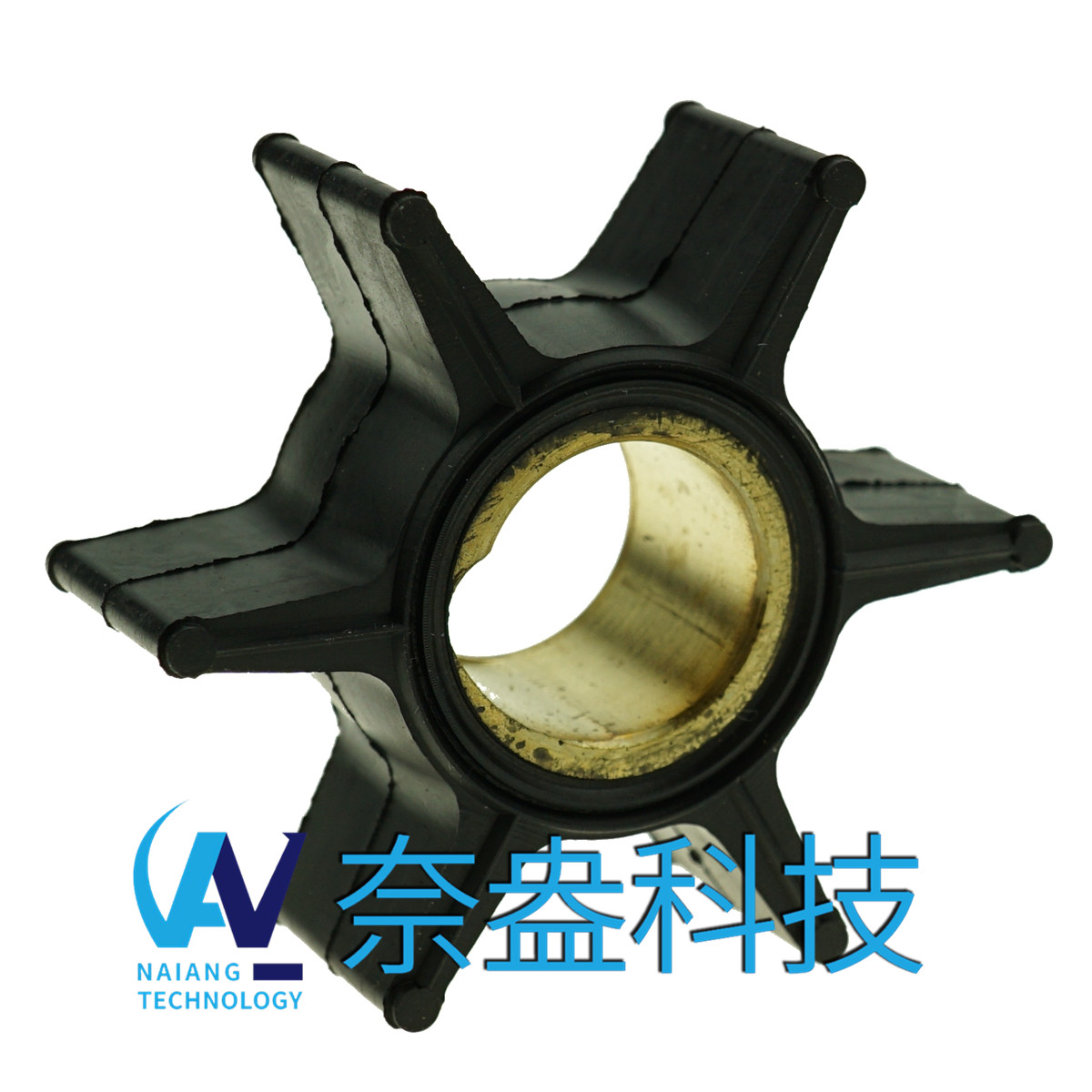 喜来运舷外机橡胶叶轮20-35HP Evinrude/OMC Impeller 395289